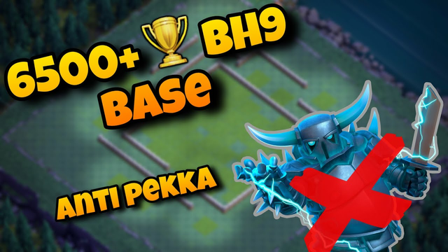 [NEW] Top BH9 Trophy Base 6500+ Trophies | Clash of Clans