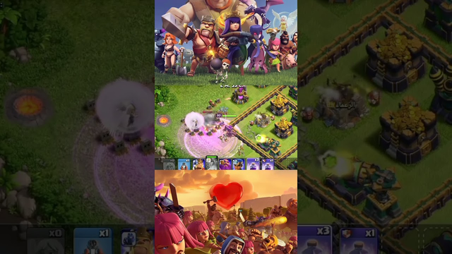 18 Healers + Queen | Clash of Clans | #clashofclans #clashofclansshorts #cocshorts #coc