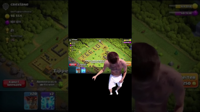 Gzuz springt in free lot [clash of clans]