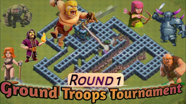Ground Troops Tournament ( ROUND 1 ) | Clash of clans Championship | COC
