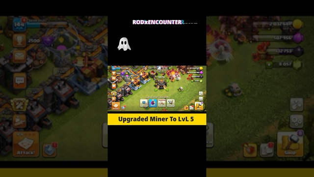 Finally Miners Upgraded To LvL 5 | CLASH OF CLANS | | RODxENCOUNTER |