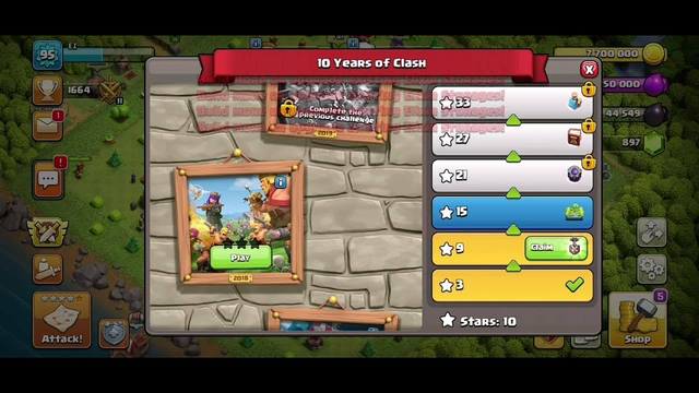 CLASH OF CLANS I GOT MANY REWARDS ,MONEY, NEW SCENERY / ATTACK 14 #supercell