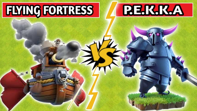 Max P.E.K.K.A Vs Max Flying Fortress | Coc | Clash Of Clans