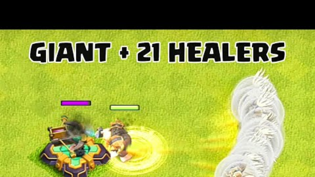 Giant And 21 Healer Vs X-Bow | Clash Of Clans | #coc #clashofclans