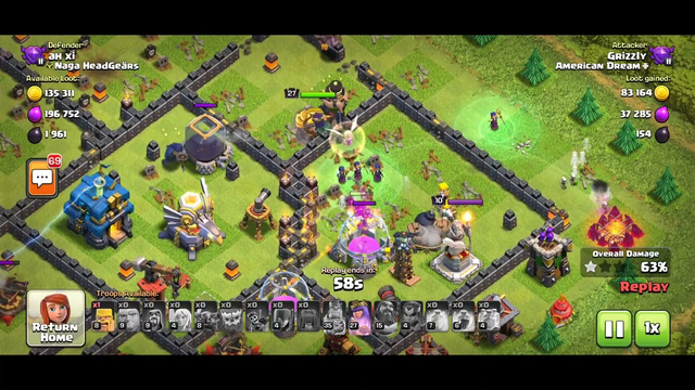 25x GIANTS AND WITCHS PEKKA | HOME DEFENSE | CLASH OF CLANS
