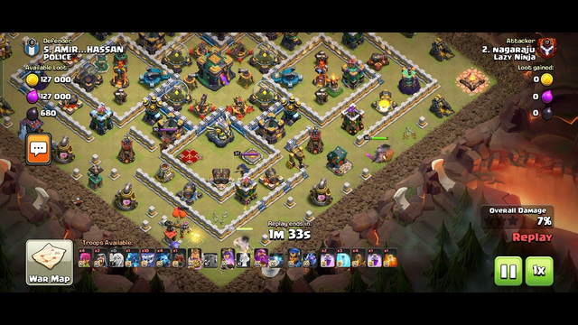 Yeti Attack With Healer Th14 Strategy ! Clash Of Clans ! Master of coc