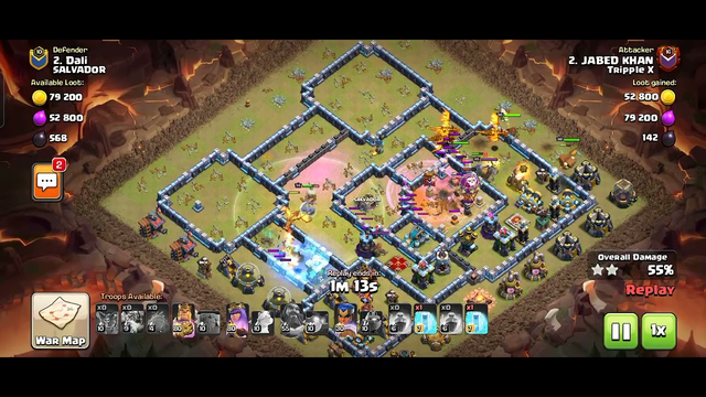 POWERFUL SUPER DRAGON ATTACK th14 ! Clash Of Clans ! Master of coc