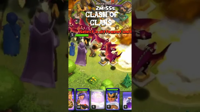 CLASH OF CLANS USE RAGE SPELL IN ATTACK