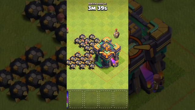 Deadly Mine Base Vs Max Super Wall Breaker #shorts  #clans #clashofclans #coc