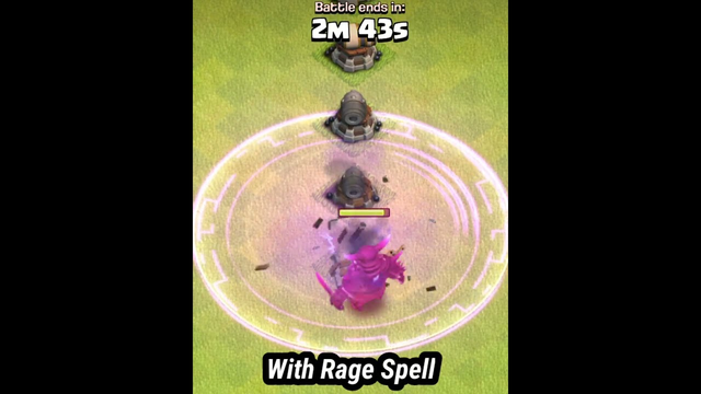 Super Pekka ( with and without rage spell ) Vs Clan Capital Cannons - COC