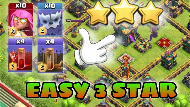 Clash Of Clans Super Archer Yeti Th14 Attack Strategy - Clash Of Clans