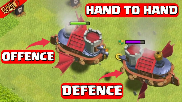 Flying Fortress Hand to Hand Combat | Clash of Clans | Clashflict