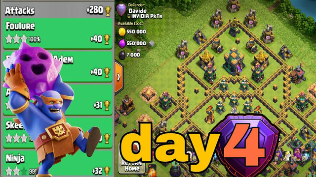 Super bowler smash strategy th14| legend league attack live recorded#4|day|clash of clans