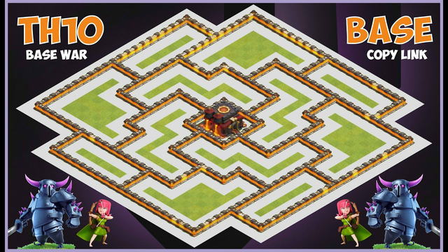 BEST TH10 WAR BASE With LINK Clash Of Clans - New Best TH10 War Base Anti 3 Star COPY LINK