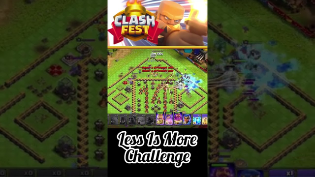 Easily 3 Star the Less Is More Challenge ( Clash Of Clans ) #lessismore #coc #clashofclans