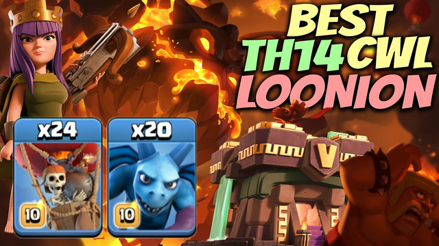 CWL Most Powerful Laloonion Attacks Ever Seen! Best Th14 CWL 3 Stars Strategy - Clash Of Clans