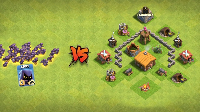 Headhunter Army Vs Every Town Hall Level - Clash of Clans