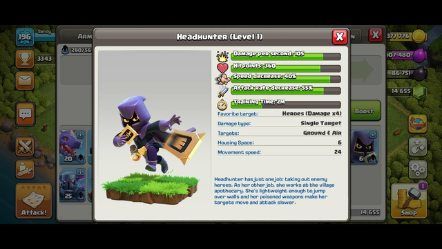 New Troop Head Hunter | Daily Challenges | Clash of Clans |