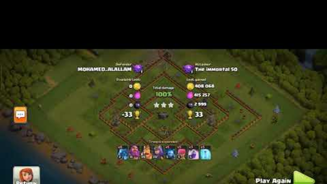 Clash of Clans Gameplay | Coc Th11 Attack Strategy | Trophy Push