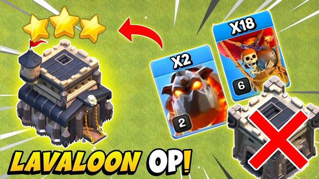 TH9 LavaLoon Attack Strategy Without CC | LavaLoon Attack Strategy Clash of Clans | MG Legend