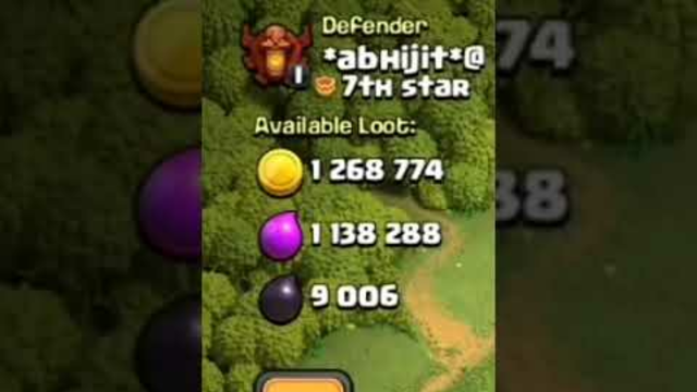 dead Base with 2.6mill loot attack clash of clans #clashofclansattacks #coc #loot #clashofclans