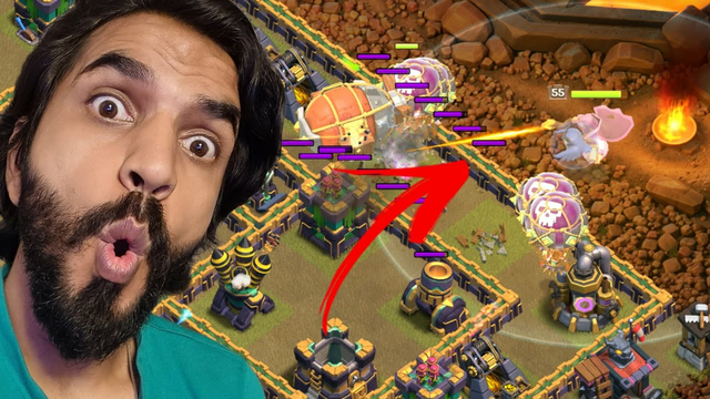 -369 IQ attack | warden sacrificed for blimp only (clash of clans)