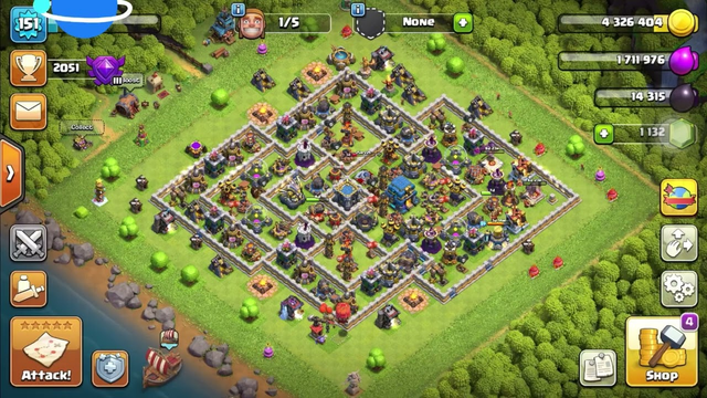 Buy Clash of Clans Account - Town Hall 12 - 65 USD #388
