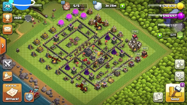 Buy Clash of Clans Account - Town Hall 9 - 20 USD #435