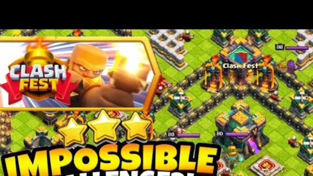 3 Star the Impossible Challenge With 2 Swag Spell (Clash of Clans)