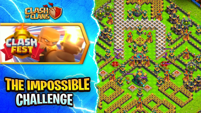 Easy 3 Star The Impossible Challenge (Clash of Clans)