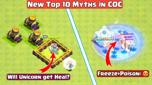 *New* Top 10 Mythbusters In Clash Of Clans | COC MYTHS PART #45