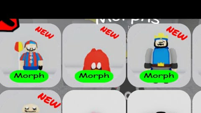 How to get all 5 NEW  morphs in backroom morphs! (Gru,Geni,Angry birds,clash of clans,balloon boy)
