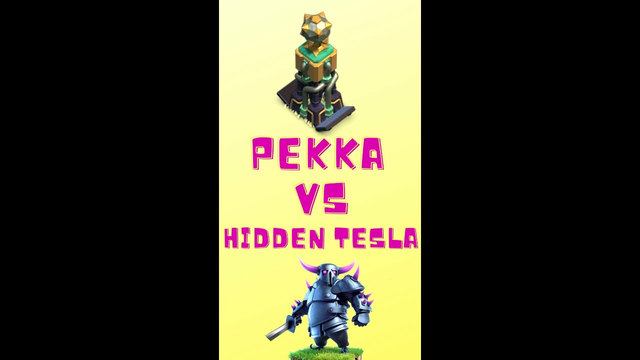PEKKA vs Hidden Tesla | Clash of clans