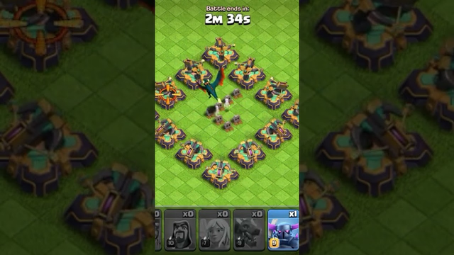 Impossible X-Bow Base Vs All Elixiar Troops | Clash of Clans
