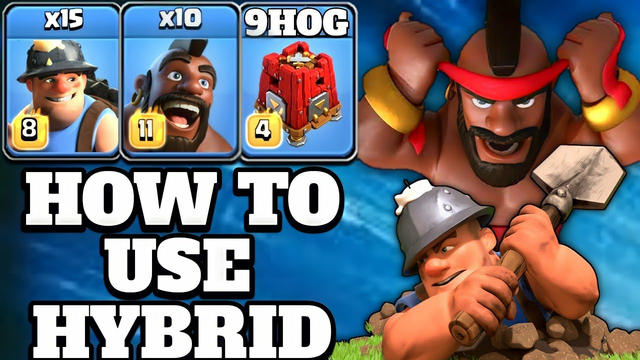 How To Use TH14 Hybrid!! Hog Miner Attacks Strategy 2022 - Best Th14 Attack Strategy Clash of Clans