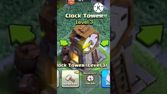 CLOCK TOWER FULL MAX IN COC. @Sumit 007 #shorts #trending #coc #entertainment #gaming #sumit007