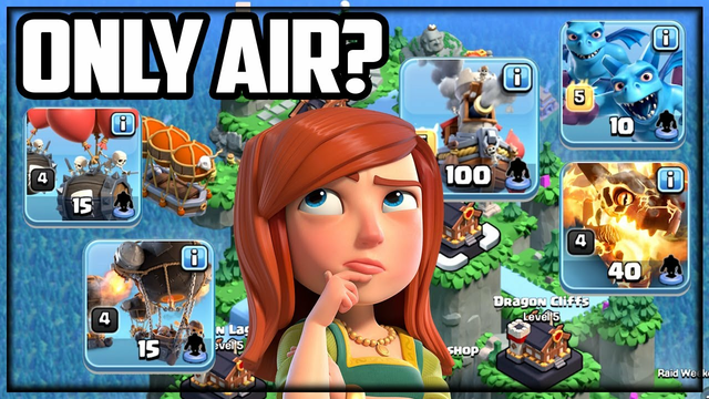 ONLY AIR in Clash of Clans Capital Raids?