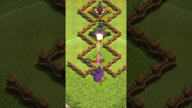 Warden Vs All levels Of X-Bows Battle - Clash of clans #shorts #cocshorts