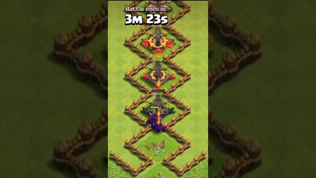 Super P.E.K.K.A Vs All levels Of X-Bows Battle - Clash of clans #shorts #cocshorts