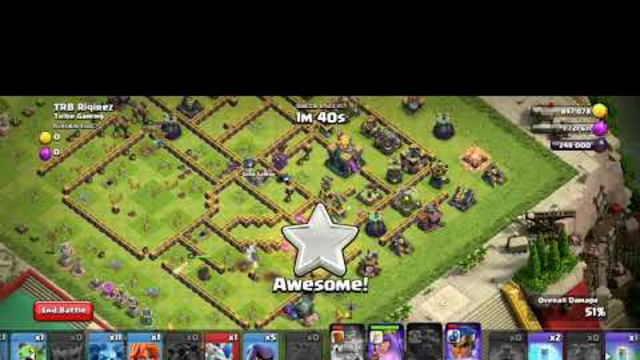 easily 3 star last town hall 14 challenge(Clash of clans
