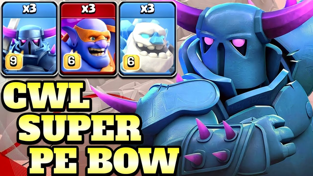 Clan War League Super Bowler Pekka Smash!! Th14 Best Attack Strategy - Clash of Clans Town Hall 14