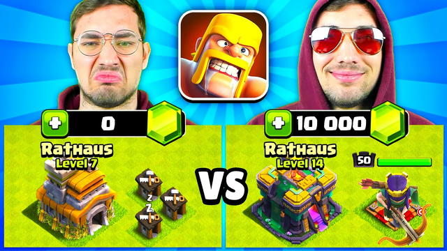 FREE2PLAY vs PAY2WIN in CLASH OF CLANS!