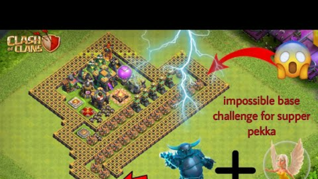 immortal supper pekka vs impossible base challenge 2022 l clash of clans