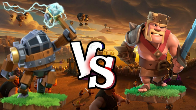 Battle Machine v/s Barbarian King #coc #clashofclans #shortvideo
