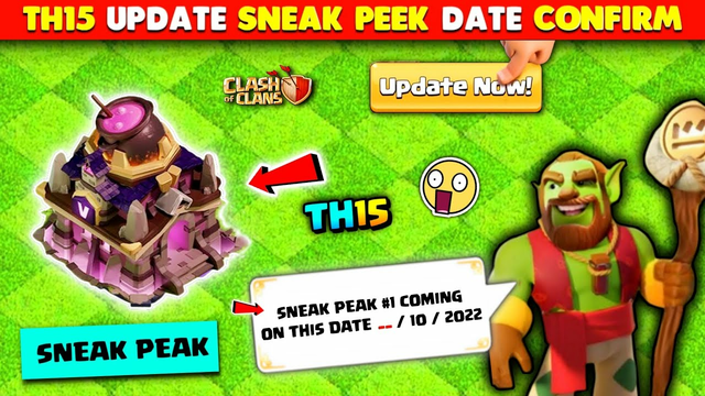 New Update :- Town Hall 15 Sneak Peek DATE Confirmed in Clash of Clans - Th15 Release Date Coc