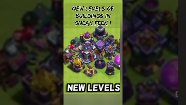 ALL BUILDINGS WITH THEIR NEW LEVELS SNEAK PEEK 1 CLASH OF CLANS LEAKS