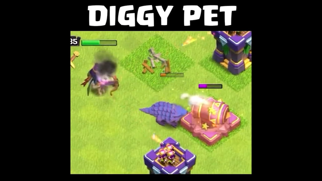 Diggy PET Work - Clash of clans #shorts #cocshorts