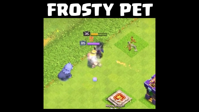 Frosty PET Work - Clash of clans #shorts #cocshorts
