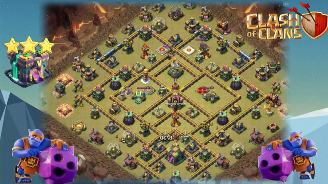 Th14 Corner Towhall 3 Star Attack/Clash Of Clans/Bataan Gaming