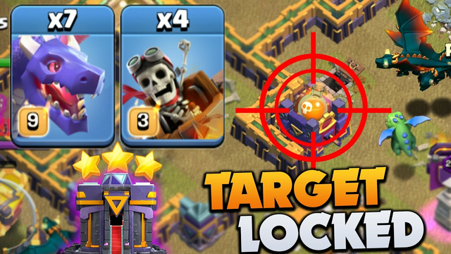Th15 How to 3 Stars Against Spell Defense  Using Dragon Attacks - Clash Of Clans